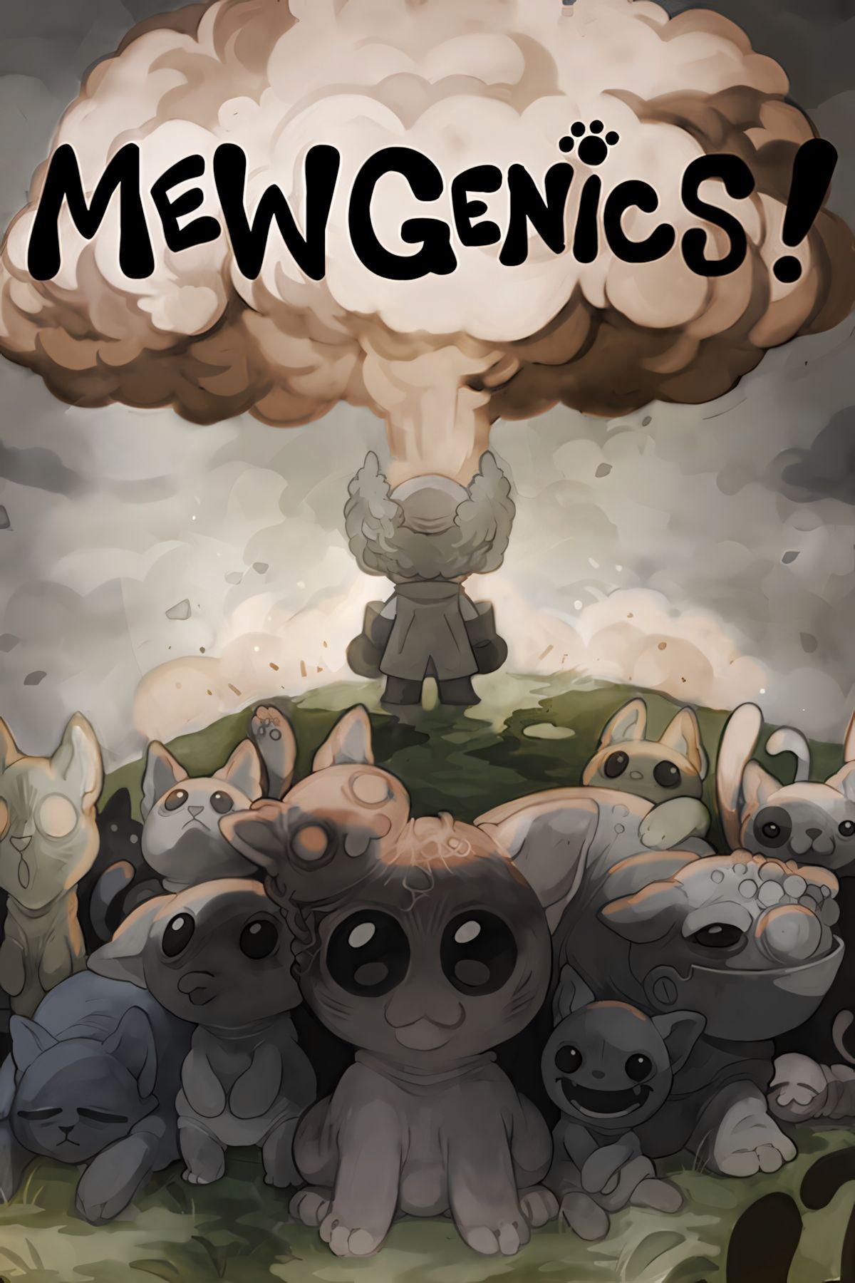 Mewgenics Cat Army Artwork